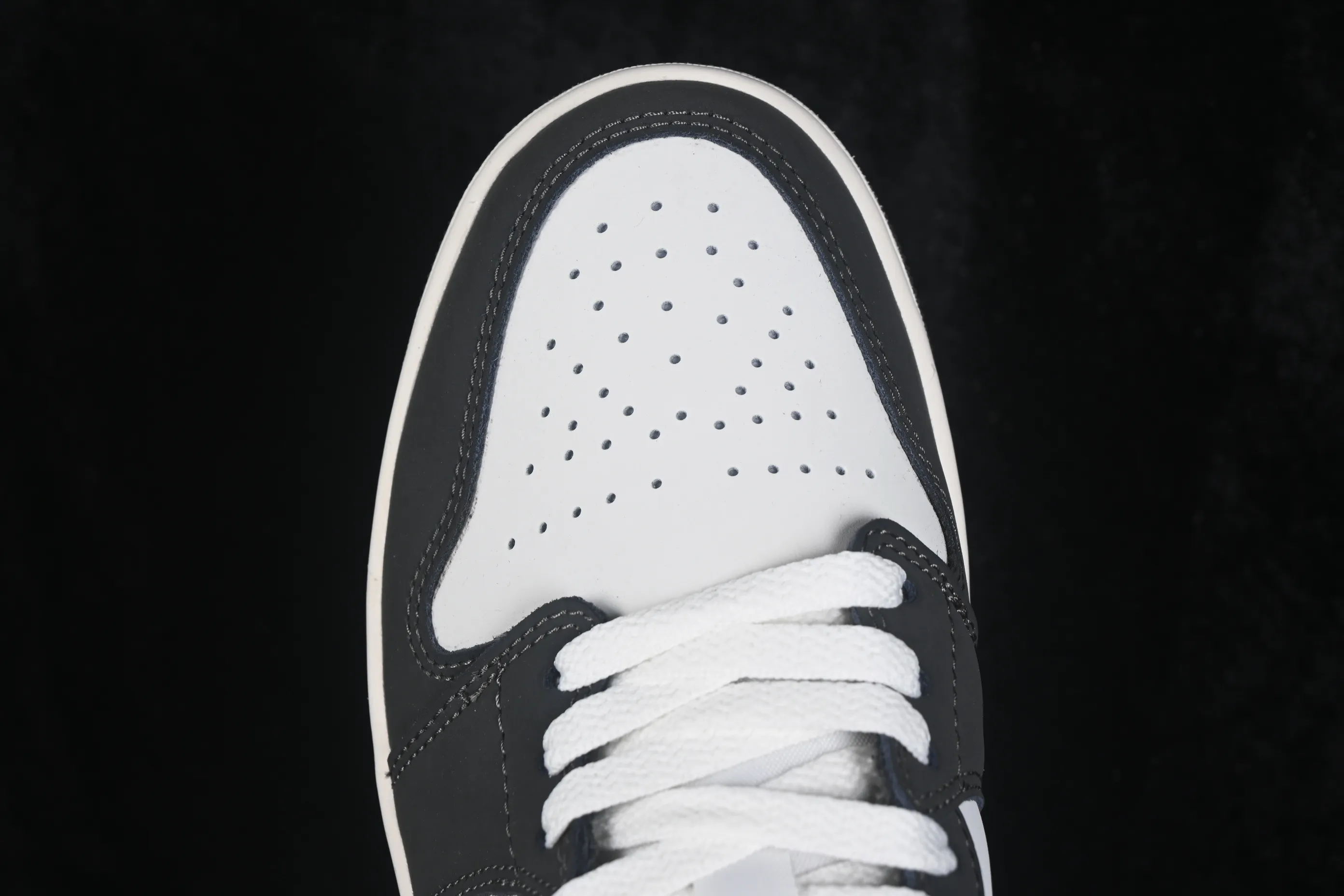 All categories Air Jordan Jordan series basketball shoes Air Jordan 1 Low G version pure original Air Jordan 1 Low AJ1 Joe 1 white gray burst pattern low-top retro cultural basketball shoes IU2268-100
